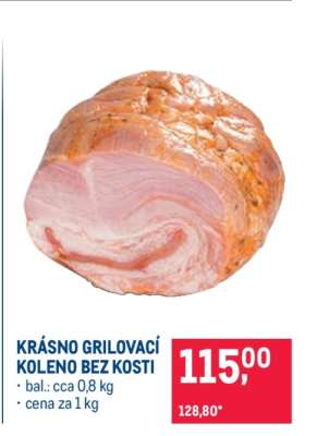 KRÁSNO GRILOVACÍ KOLENO BEZ KOSTI