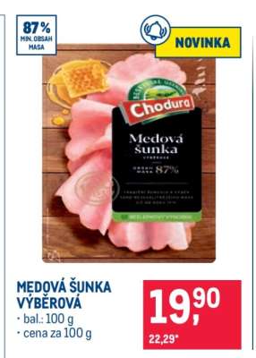 MEDOVÁ ŠUNKA VÝBĚROVÁ