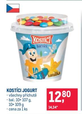 Kostíci jogurt