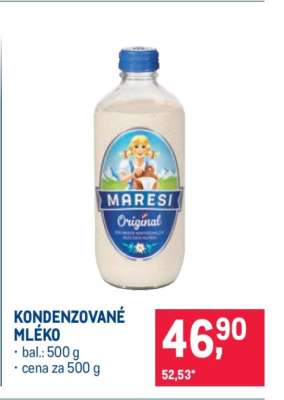 Kondenzované mléko