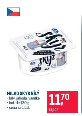 MILKO SKYR BÍLÝ