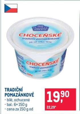 Tradiční pomazánkové