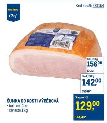 Šunka od kosti výběrová*