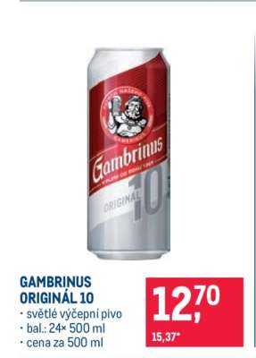 Gambrinus Originál 10