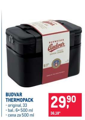 BUDVAR THERMOPACK