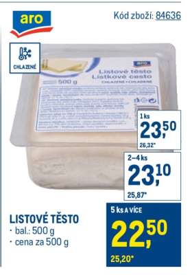 Listové těsto