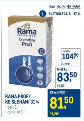 RAMA PROFI KE ŠLEHÁNÍ 31 %
