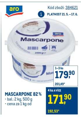 Mascarpone 82 %
