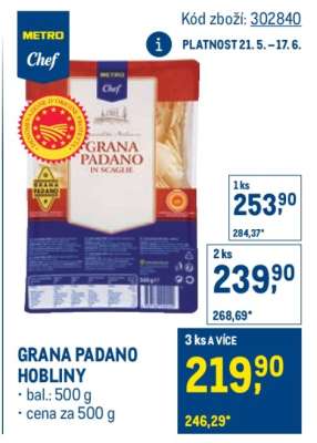 Grana Padano hobliny