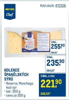 KOLEKCE ŠPANĚLSKÝCH SÝRŮ