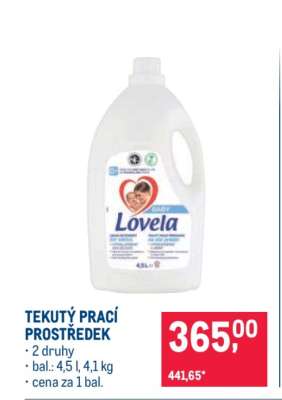 Tekutý prací prostředek