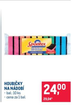 Houbičky na nádobí