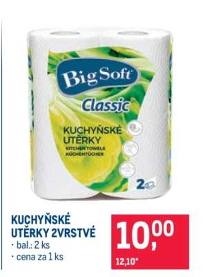 Kuchyňské utěrky 2vrstvé