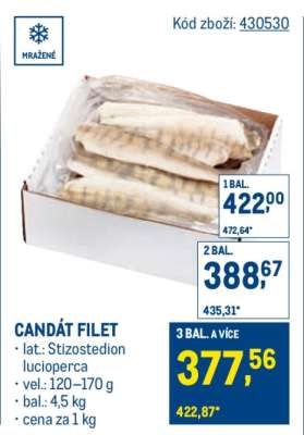 Candát – filet