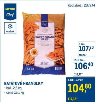 Batátové hranolky