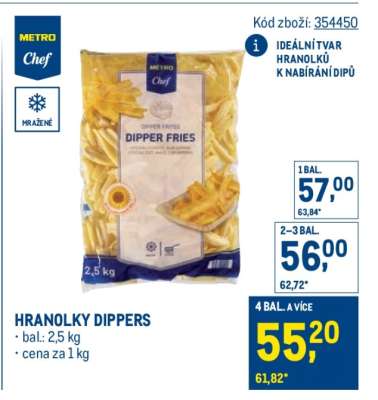 Hranolky Dippers