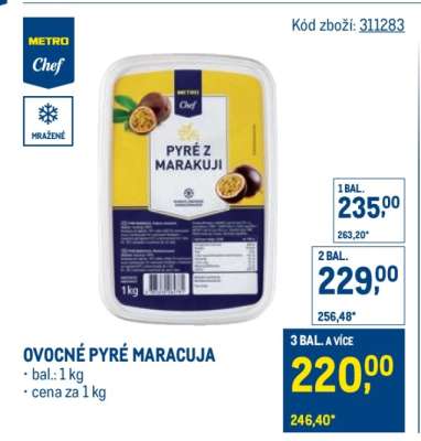 OVOCNÉ PYRÉ MARACUJA