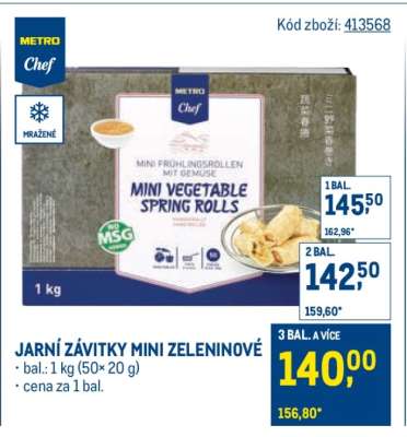 JARNÍ ZÁVITKY MINI ZELENINOVÉ