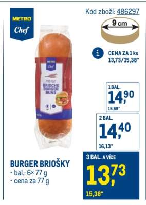 BURGER BRIOŠKY