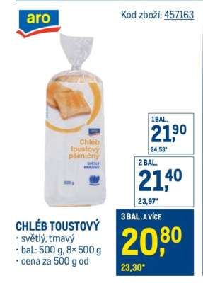 Chléb toustový