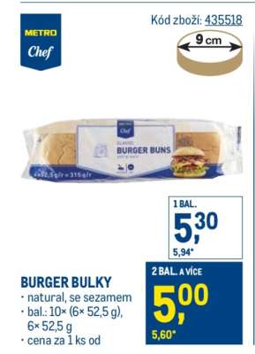 Burger bulky