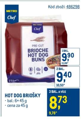 BRIOCHE HOT DOG BUNS