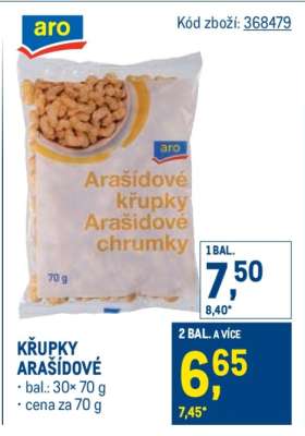 Křupky arašídové