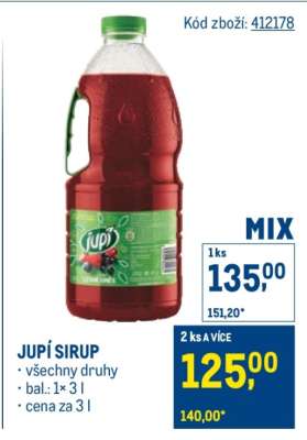 Jupí sirup