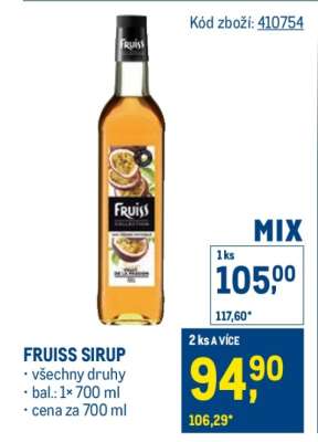 Fruiss Sirup