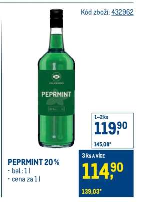Peprmint 20%