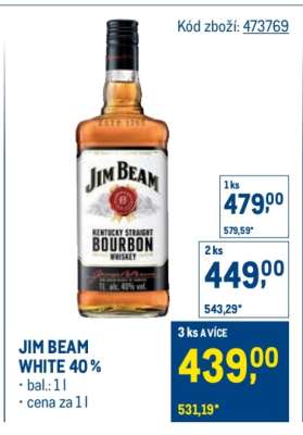 Jim Beam White 40%