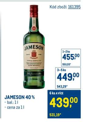 Jameson 40 %