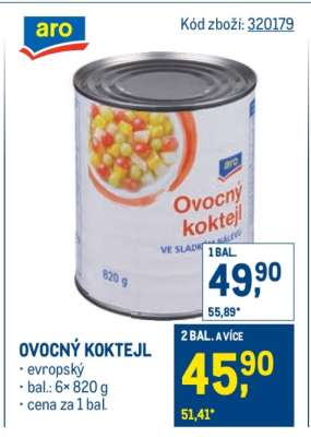 Ovocný koktejl