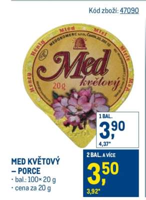 Med květový – porce