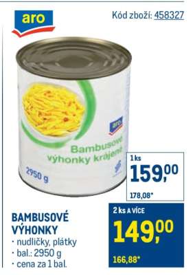 Bambusové výhonky