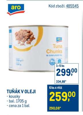 Tuňák v oleji