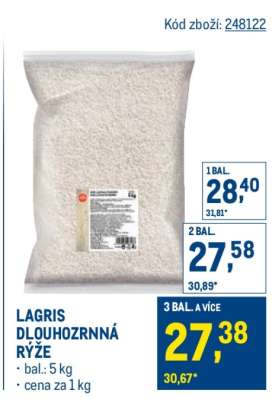 Lagris Dlouhozrnná rýže
