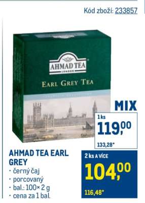AHMAD TEA EARL GREY