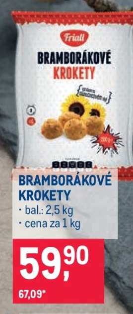 Bramborákové krokety
