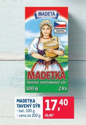 Madetka tavený sýr