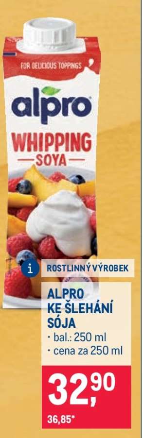 ALPRO KE ŠLEHÁNÍ SÓJA