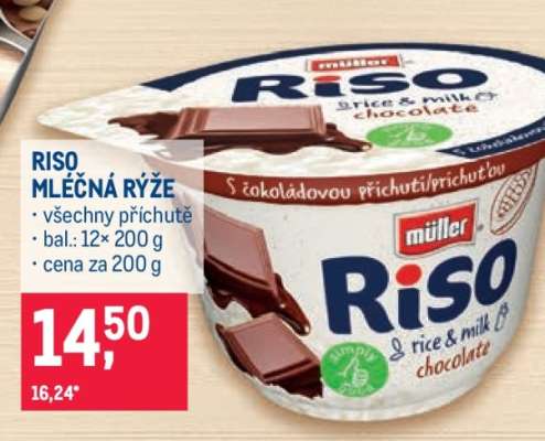 Riso mléčná rýže