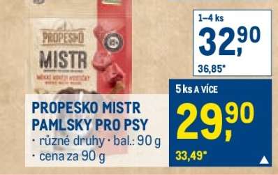 PROPESKO MISTR PAMLKSY PRO PSY