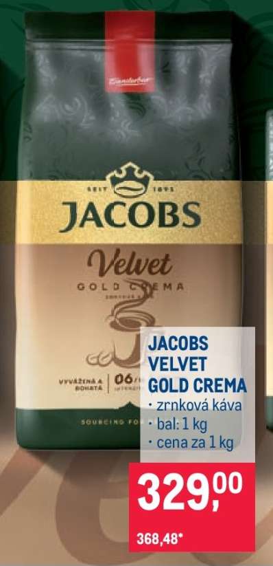 JACOBS VELVET GOLD CREMA