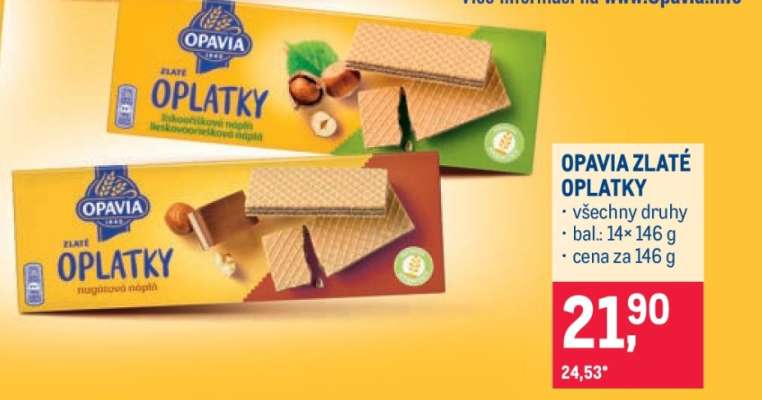 Opavia Zlaté Oplatky