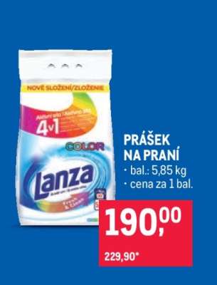 PRÁŠEK NA PRANÍ