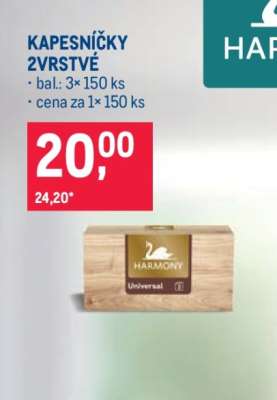 KAPESNÍČKY 2VRSTVÉ