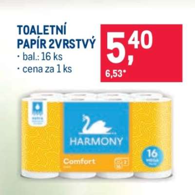 Toaletní papír 2vrstvý