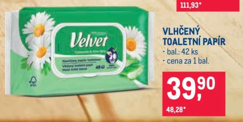 Vlhčený toaletní papír
