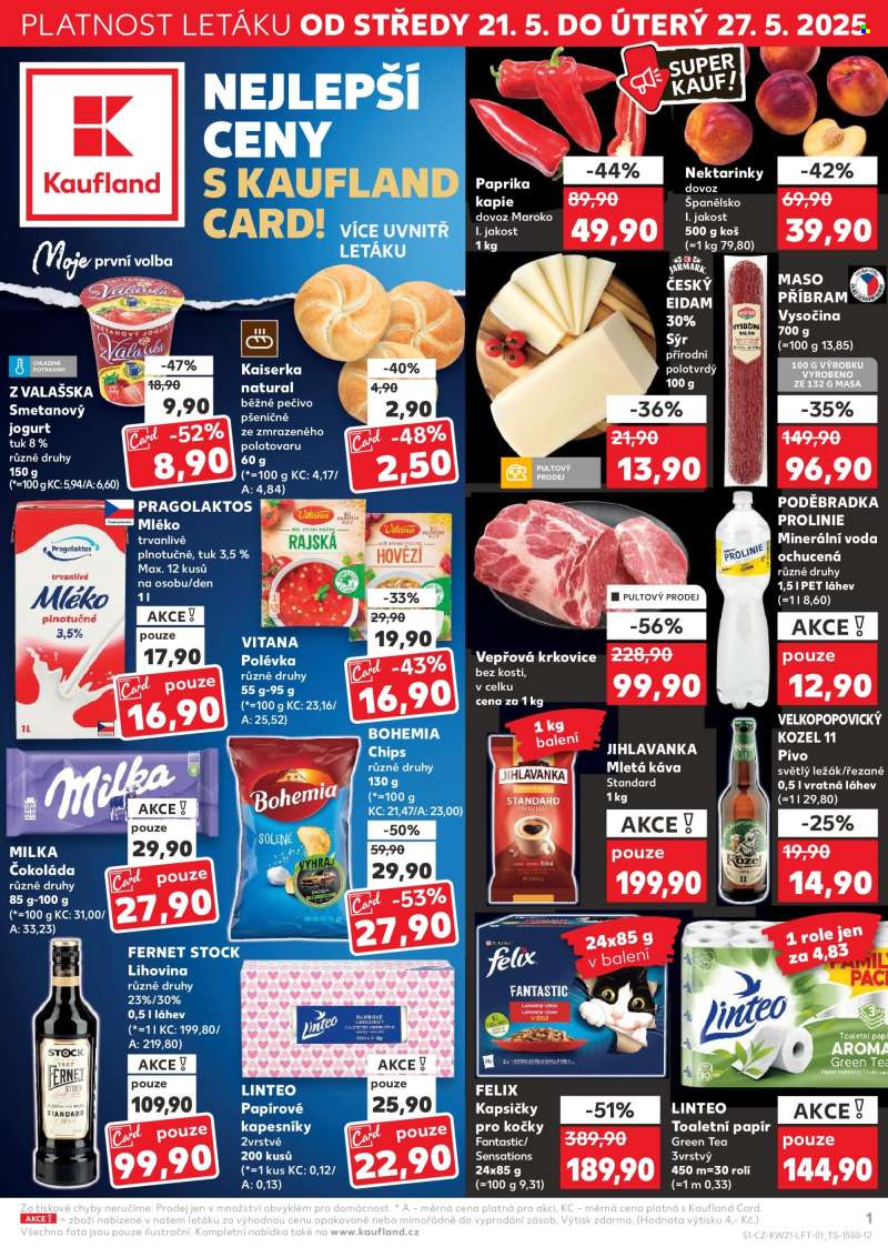 Leták Kaufland - 21.5.2025 - 27.5.2025.